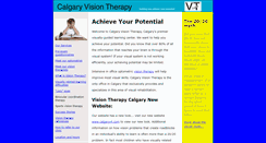 Desktop Screenshot of calgaryvisiontherapy.com